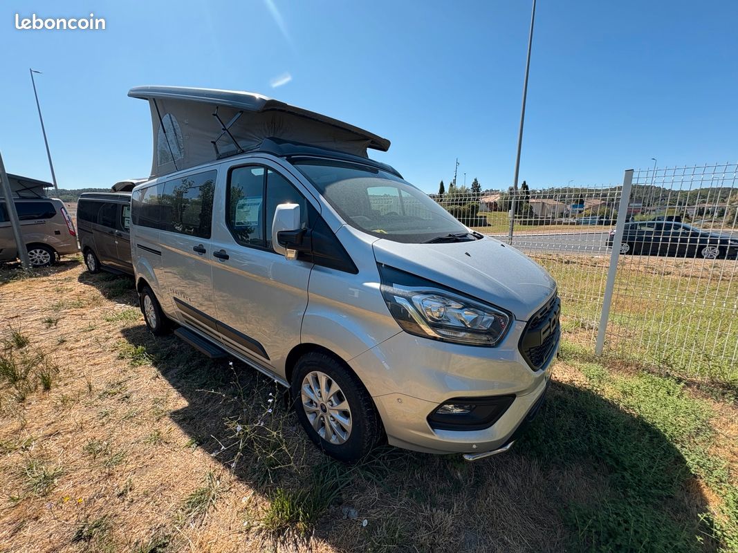 Prix canon BURSTNER COPA C530 Fourgon Van Toit relevable + Boite auto + Ford Transit Connect 130 CV + 1500 kms + chauffage webasto + Jantes alus + Double porte coulissante + Attelage + WC (image 1)