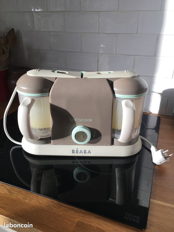 Babycook duo plus robot mixeur cuiseur vapeur de Beaba - Petit Pois