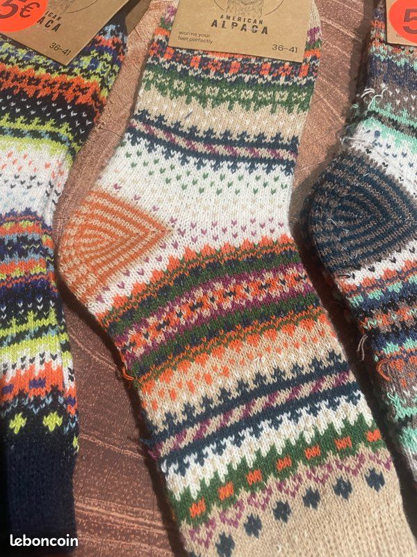 Lot de 3 paires de chaussettes American Alpaca (image 4)