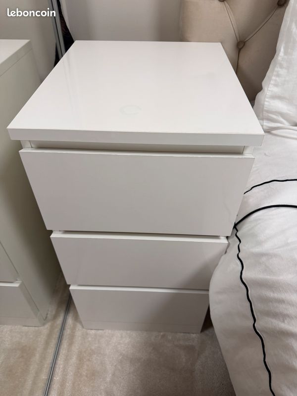 2 Chevets IKEA Malm (image 1)