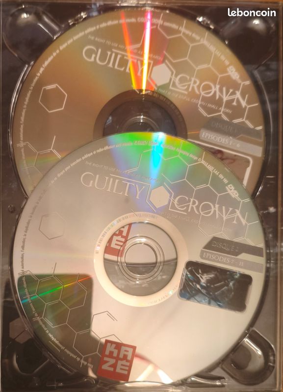 Guilty Crown Intégrale Box 1/2 + Box 2/2 (combo Blu-Ray/DVD) (image 9)