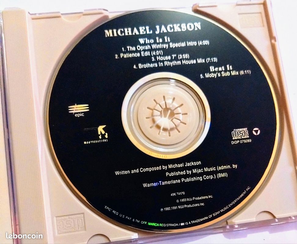Michael Jackson : Who Is It (US) (image 3)