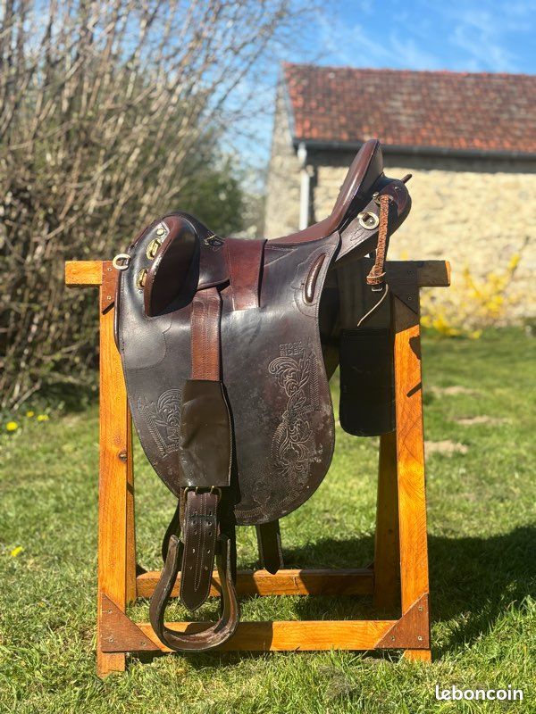 Meist verkauftes australisches Stock Saddle Drum gefärbtes Leder mit komplett mo