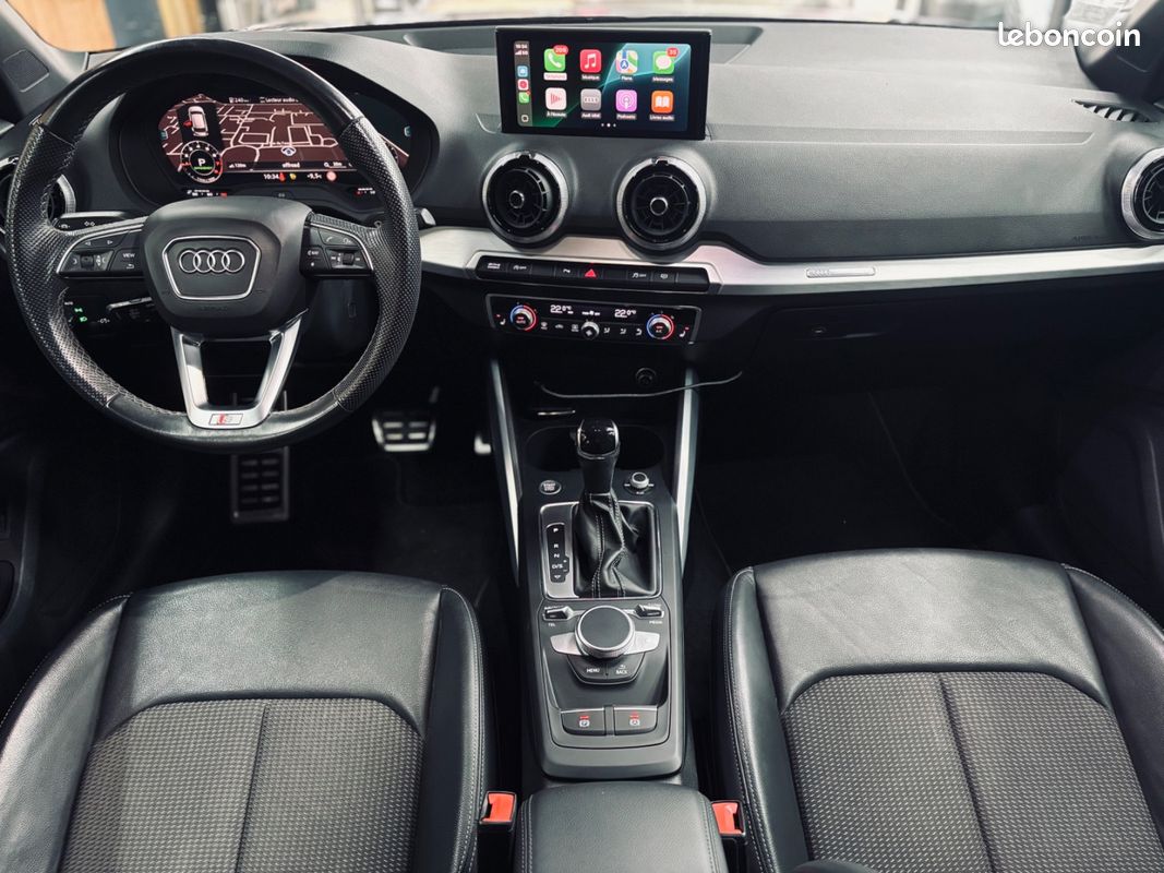 Audi Q2 35 TFSI 1.5L 150CH S LINE + ENTRETIEN CONSTRUCTEUR + TOIT OUVRANT + CARPLAY + CAMERA DE RECUL + GARANTIE 12 MOIS (image 8)