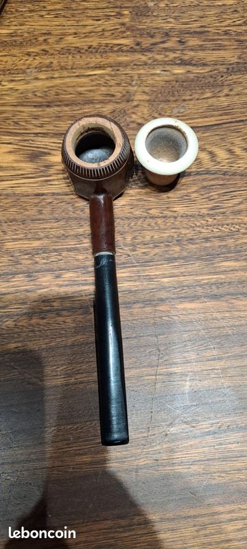 Pipe vintage BUTTNER-PIPE brevetée – foyer démontable – design rétro (image 2)