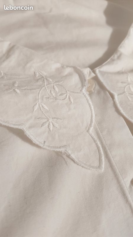 Blouse, chemise blanche magnifique femme (image 3)
