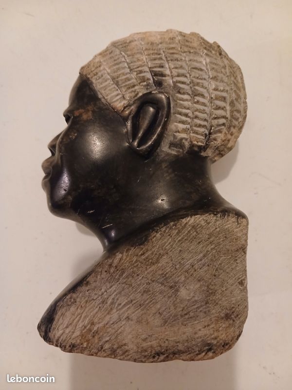 Statue africaine en marbre (image 3)