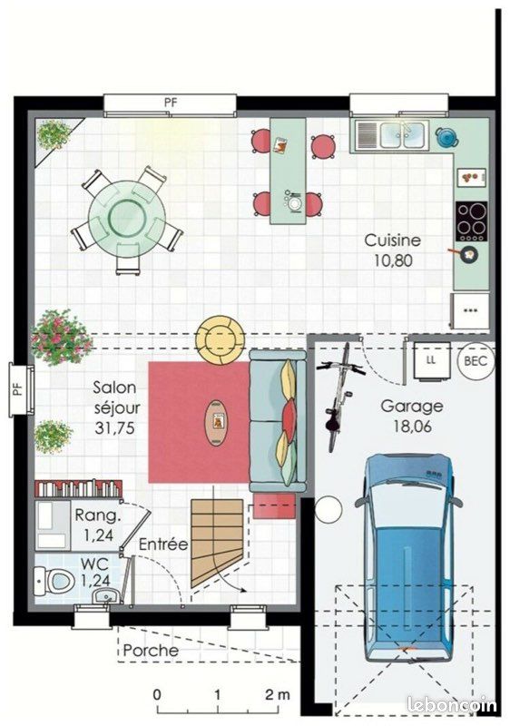 Maison 4 pièces 80 m² · à Mus · 80 m² · 1 012 €/mois