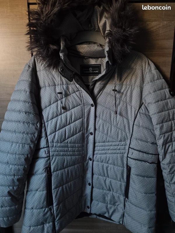 Christine Laure Manteau Doudoune Femme Tres Long Très Jolie