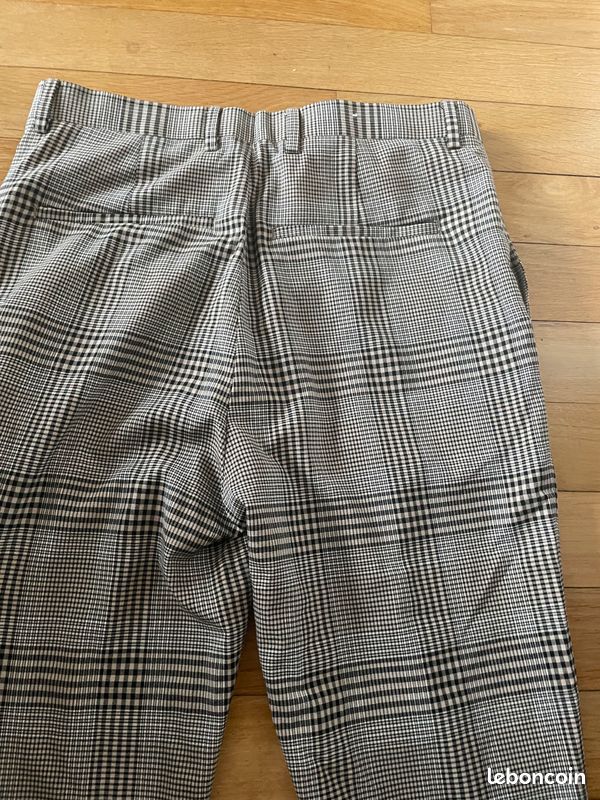 Pantalon ZARA à carreaux fins taille 36 (image 7)