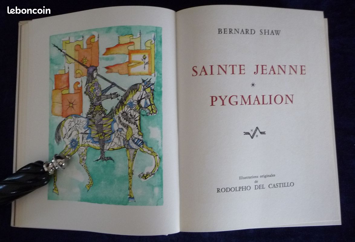 SAINTE JEANNE, PYGMALION de Bernard SHAW (Nobel de Littérature 1925) Editions Rombaldi (image 2)