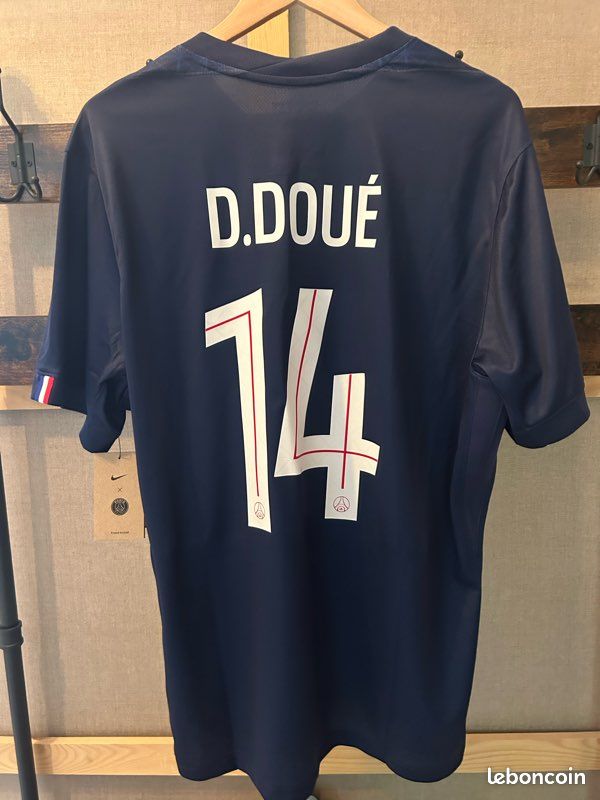 Maillot Domicile PSG Doué 2025/2026 - Nike Officiel - Homme Taille Standard - Neuf Avec étiquettes