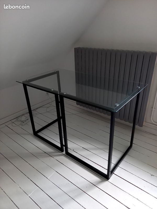 Bureau dessus verre (image 5)