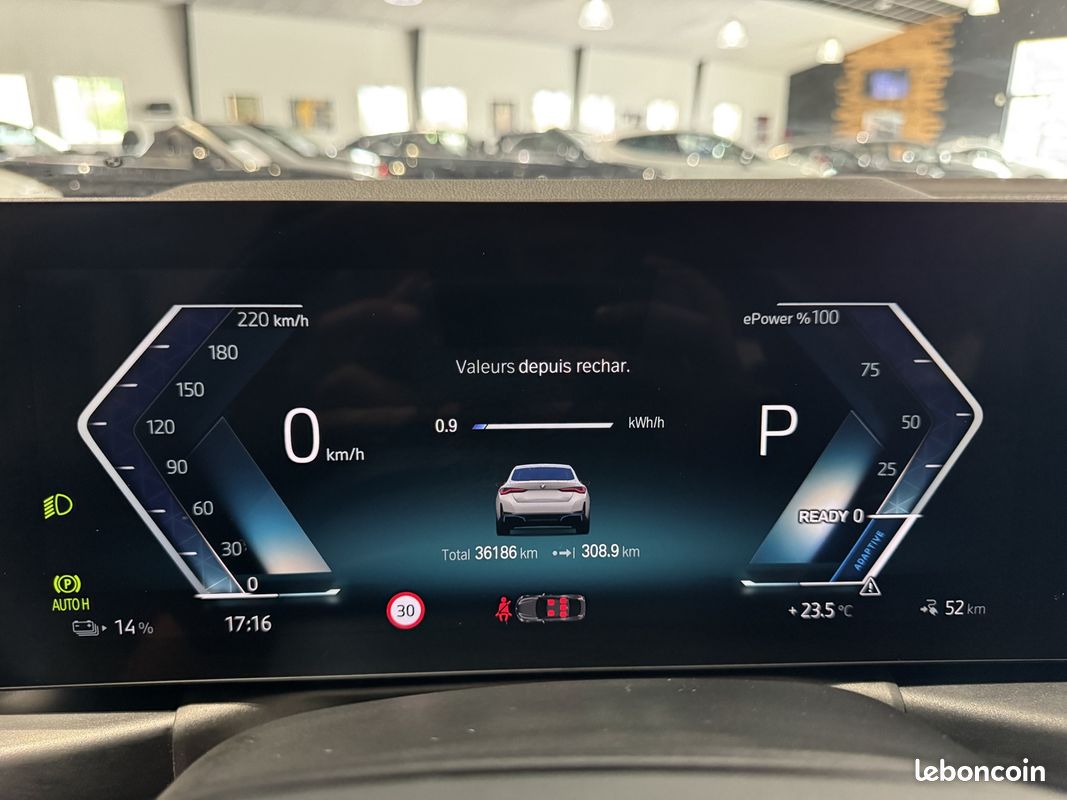 Bmw I4 (G26) I4 2023 36 500 KM E-DRIVE35 286CH PREMIERE MAIN TVA RECUP (image 14)