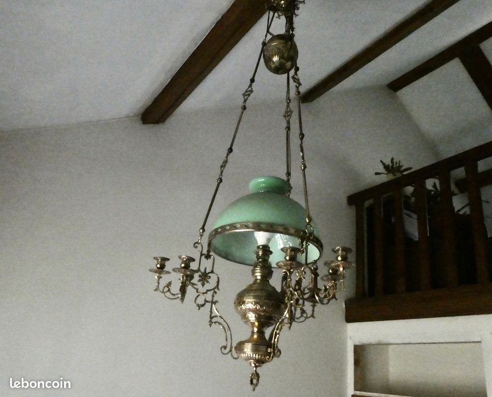 Grand lustre ancien (image 1)