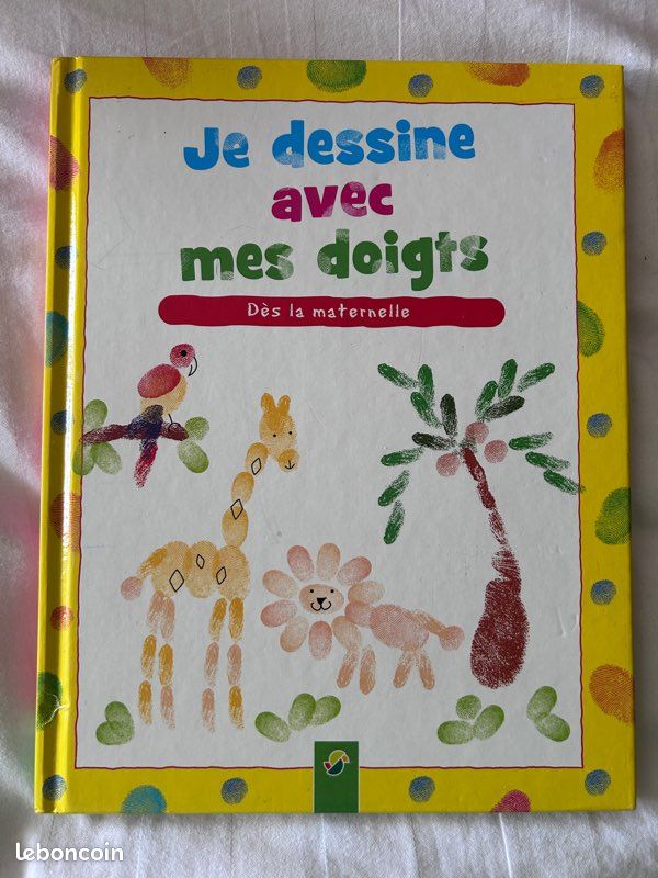 Livre d’apprentissage du dessin dès la maternelle, je dessine avec mes doigts (image 1)