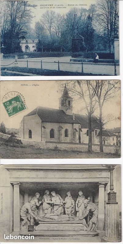 95-01 LOT 18 CARTES POSTALES ANCIENNES Département VAL d'OISE 95 Années 1890-1930 (image 6)