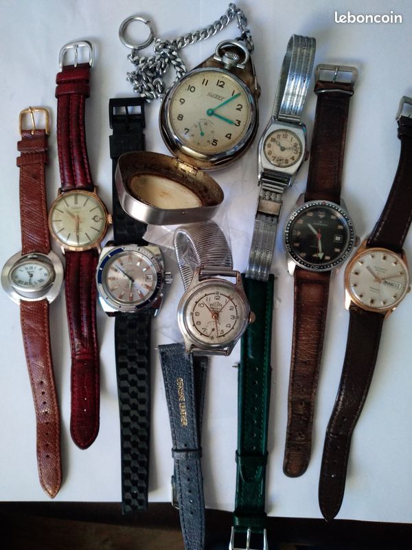 Lot de montres vintages mécaniques (image 1)