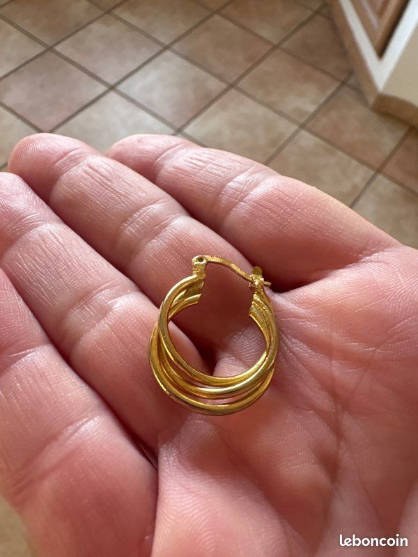 Boucle d’oreille seule 3 grammes prix ferme (image 2)
