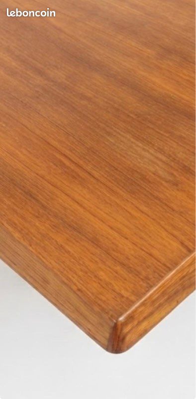 Table à manger danoise vintage en teck extensible 6/10 places⁠ (image 8)