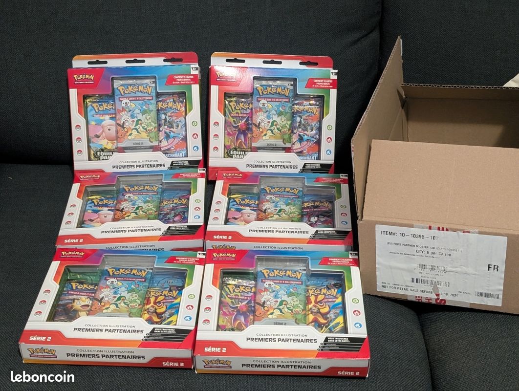 Case Pokémon 6 coffrets Premiers Partenaires Série 2 Fr (image 3)