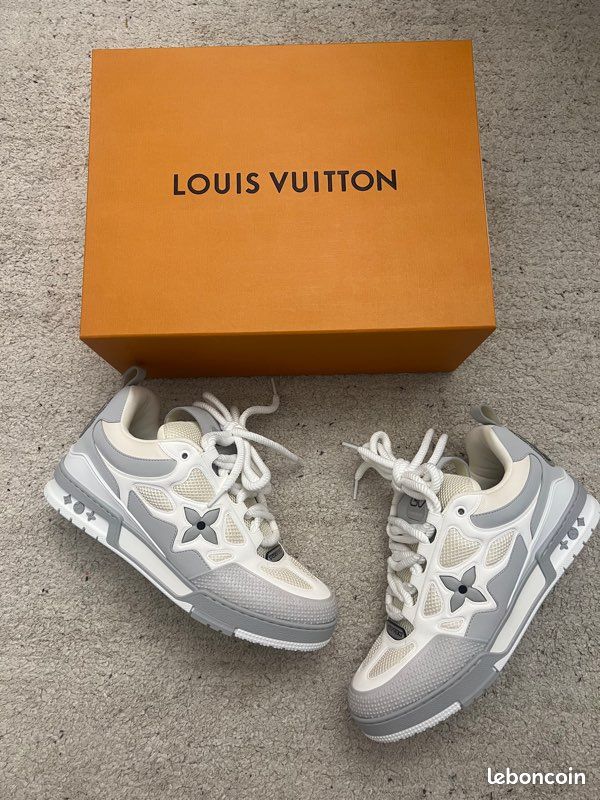 Skate Chaussure Vuitton Homme Chaussures Louis Vuitton Skate Gris