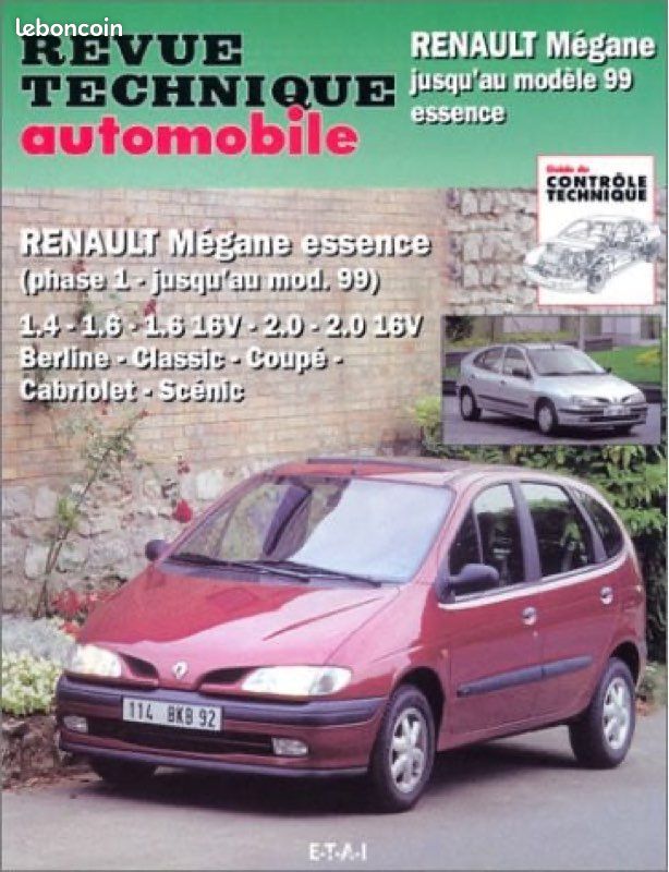 Revue technique Mégane Renault phase 1 (image 1)