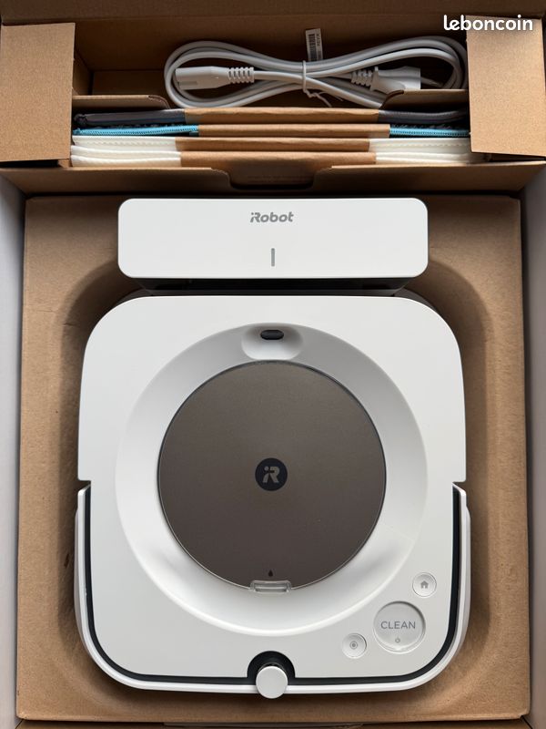 Robot laveur de sols IROBOT Braava jet® m6 connecté au Wi-Fi (image 2)