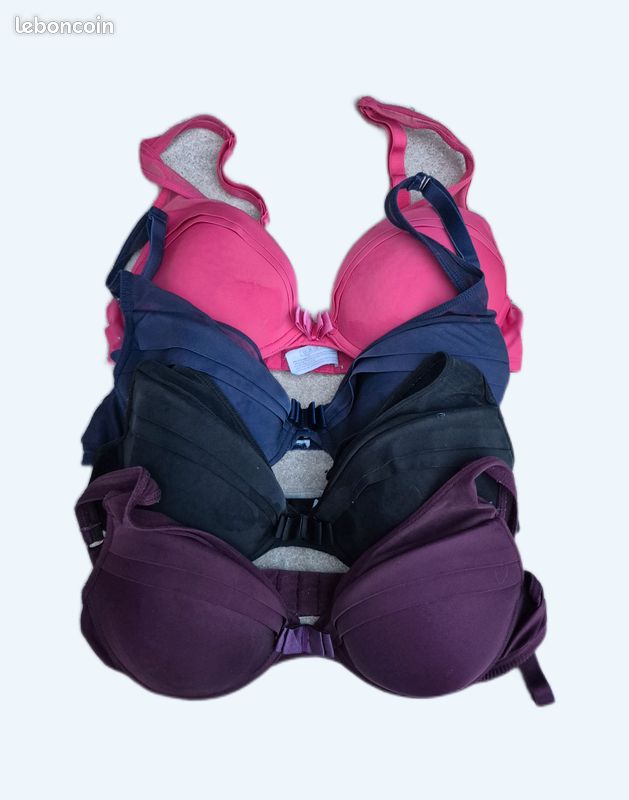 Soutien-gorge Coque Billet Doux New Look - Taille 90C - Gris - NEUF Avec étiquettes