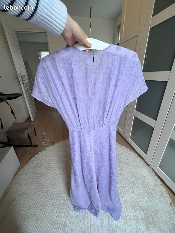 Robe longue Zara Lila violet (image 3)