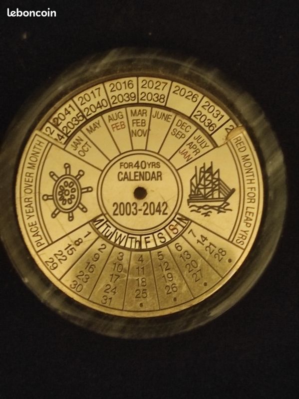 Calendrier universel Vintage (image 1)