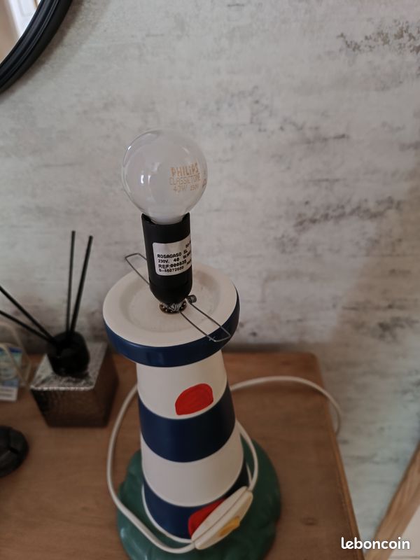 Lampe de chevet phare marin (image 3)