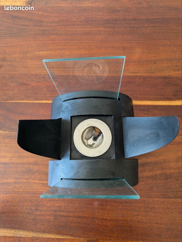 Cheminée de table au Bioéthanol – Design Verre et Noir (image 7)
