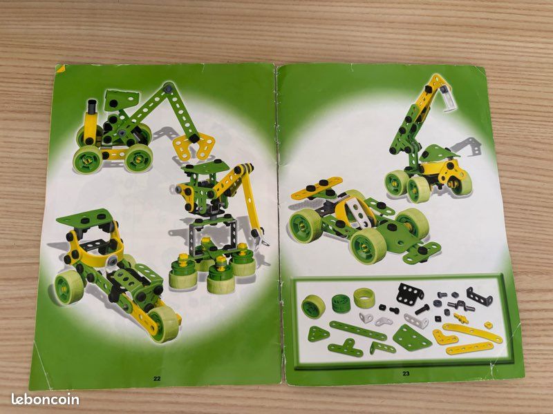 Gros lot de Meccano (4 barils) Jeux Jouets