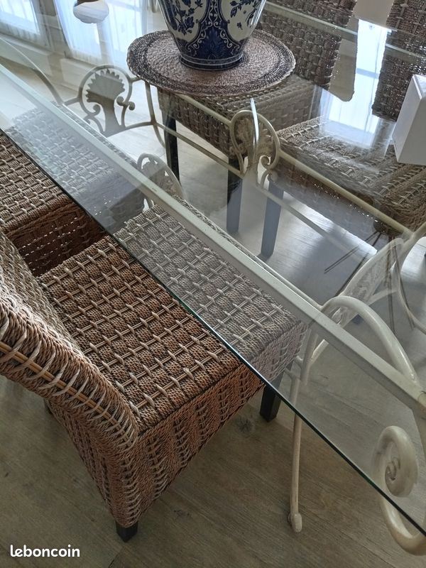 Table en verre Bois & Chiffons (image 3)
