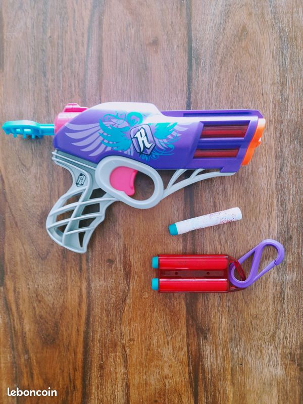 Pistolet Nerf+3 munitions et 1 porte munitions (image 3)