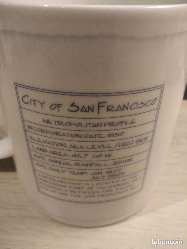Mug Starbucks San Francisco 2010 (image 10)