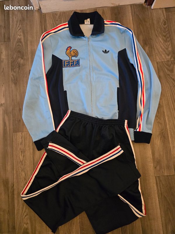 Survêtement l'équipe de France 1980 - Vêtements