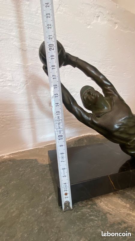 Trophée Goal régule - socle en marbre (image 5)