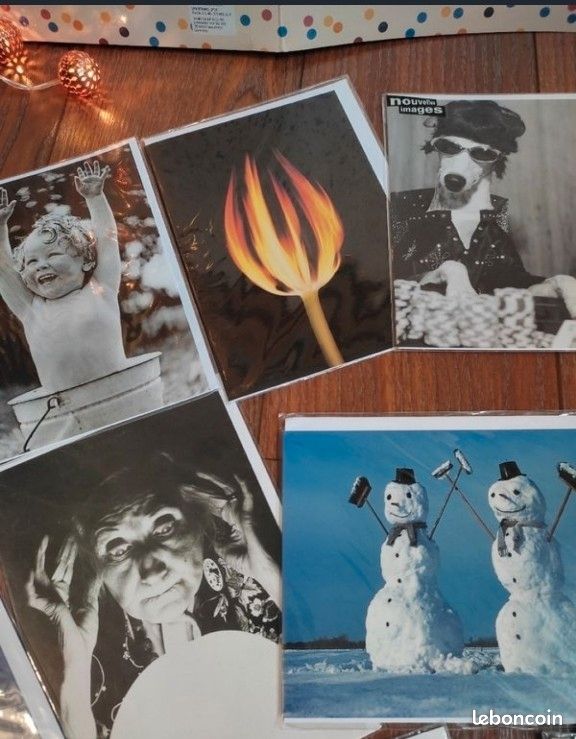 Lot De 2 Cartes De Vœux Neuves Avec Enveloppes Et Porte-clés - Sous Blister