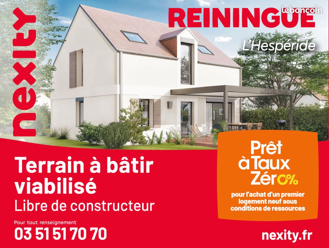 Terrain constructible de 529 m2 à Reiningue · 148 900 €