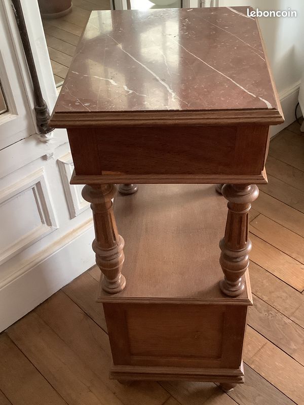 Table de chevet avec marbre (image 4)
