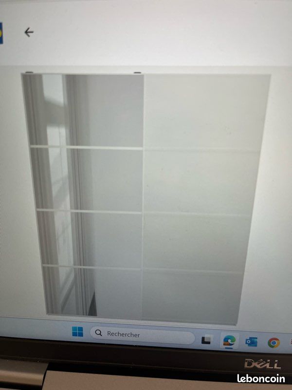 Dressing IKEA blanc 2 portes quasi neuf (image 4)