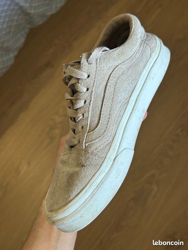Vans Old School daim beige Chaussures