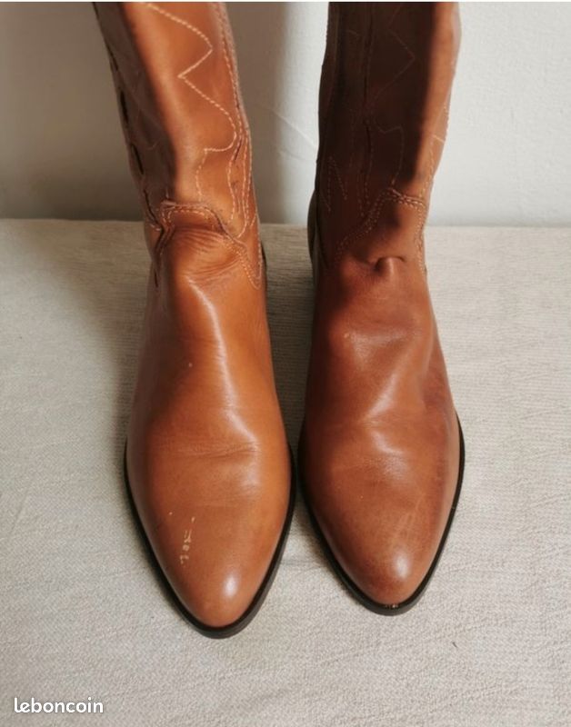 Bottes De Cowboy Western Vintage Pour Homme, En Cuir Lézard Marron, Taille 10 D – Modèle Tony Lama 8161