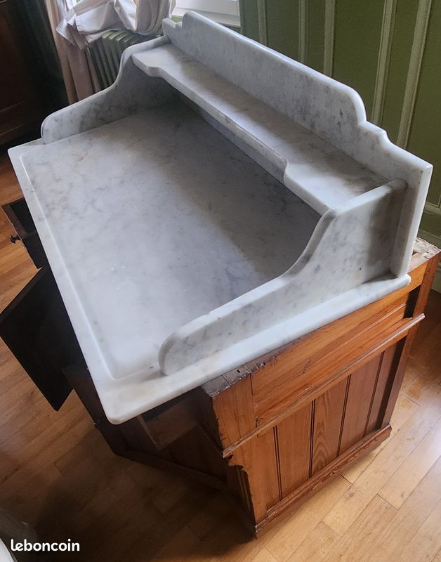 Meuble de toilette 1900 (image 5)