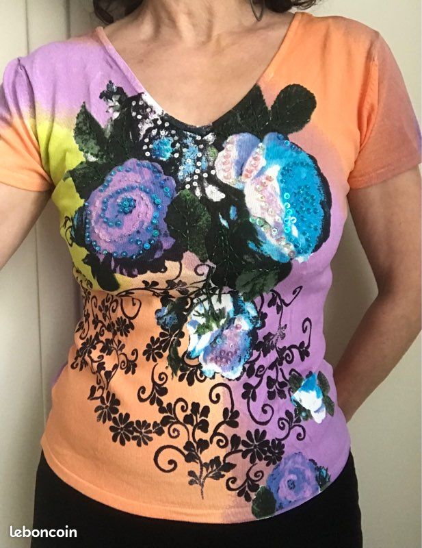 T-shirts femme Multicolore | Bréal