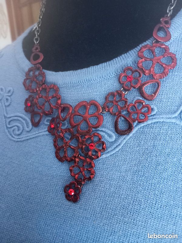 Collier femme tres original .et rare (image 8)