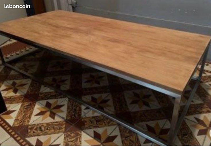 Table base en teck Ethnicraft (image 1)
