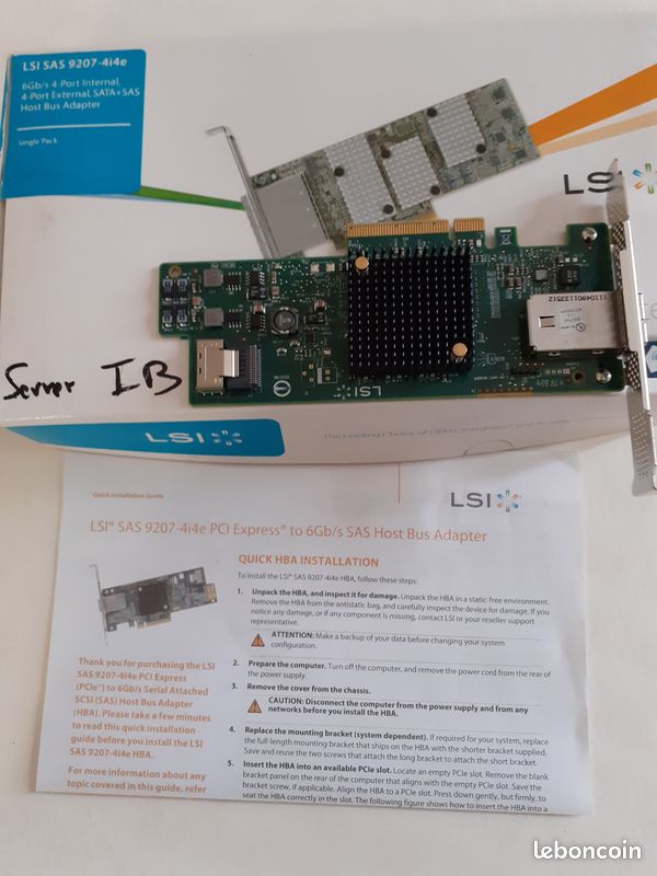 Carte LSI SAS 9207-4i4e (image 1)